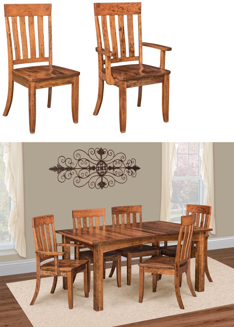 amish woodworking custom wood chair image