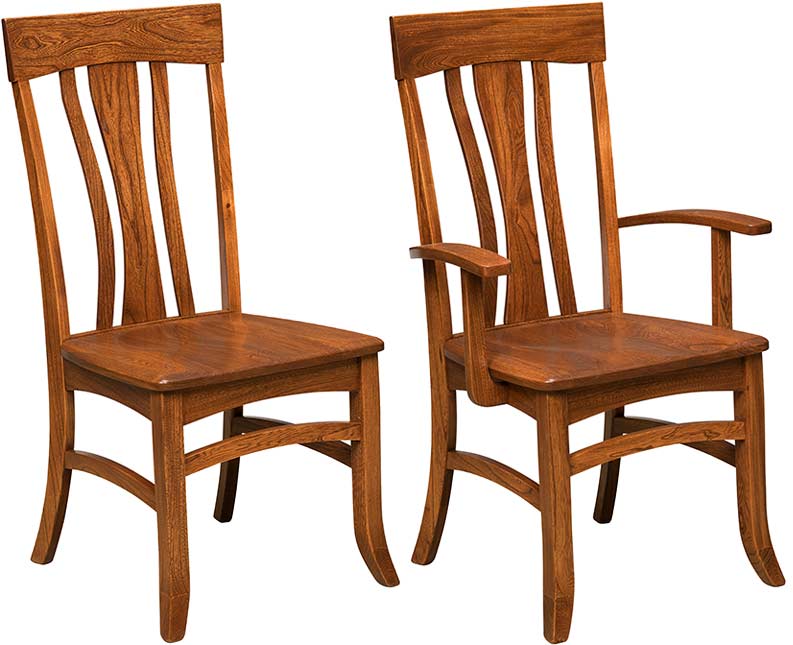 amish woodworking custom wood chair image