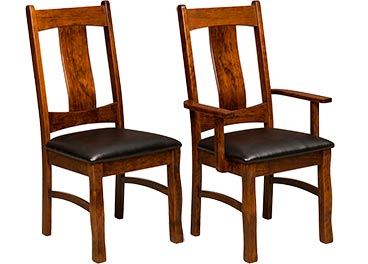 amish woodworking custom wood chair image
