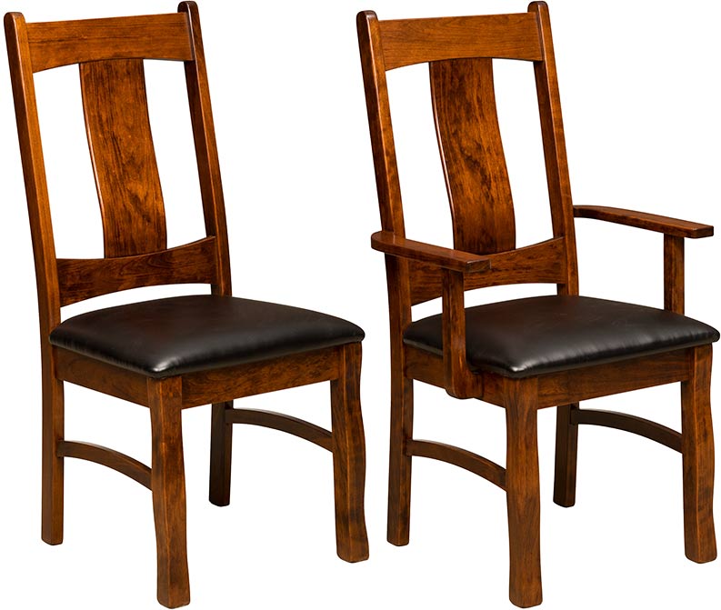 amish woodworking custom wood chair image