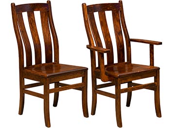 amish woodworking custom wood chair image