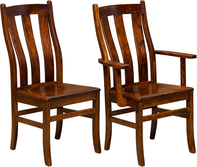amish woodworking custom wood chair image