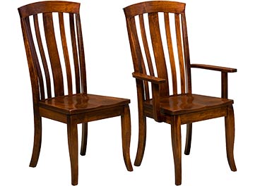 amish woodworking custom wood chair image