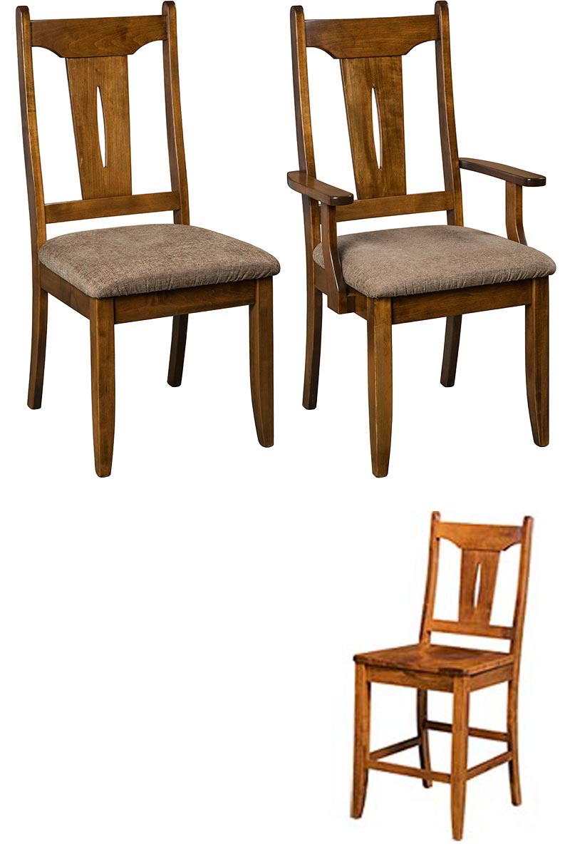 amish woodworking custom wood chair image