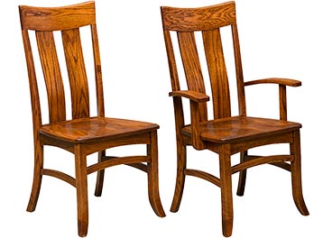 amish woodworking custom wood chair image