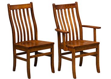 amish woodworking custom wood chair image