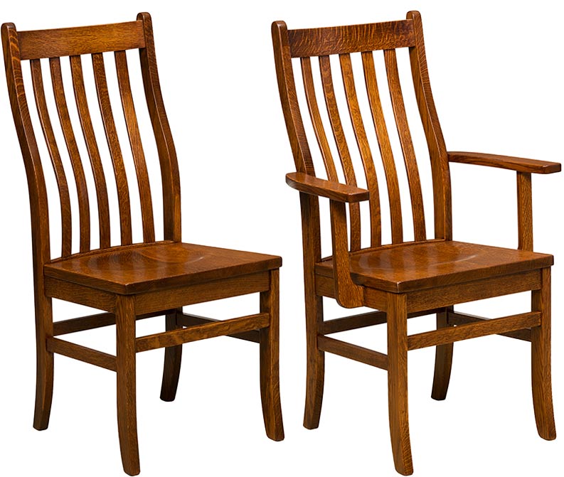 amish woodworking custom wood chair image