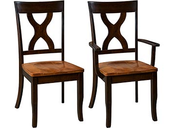 amish woodworking custom wood chair image