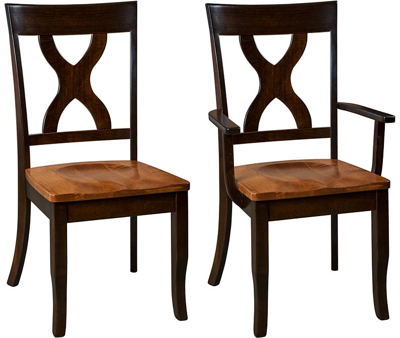 amish woodworking custom wood chair image