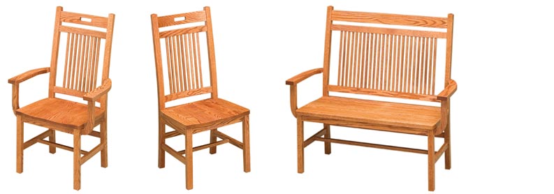 amish woodworking custom wood chair image