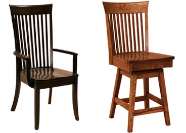 amish woodworking custom wood chair image