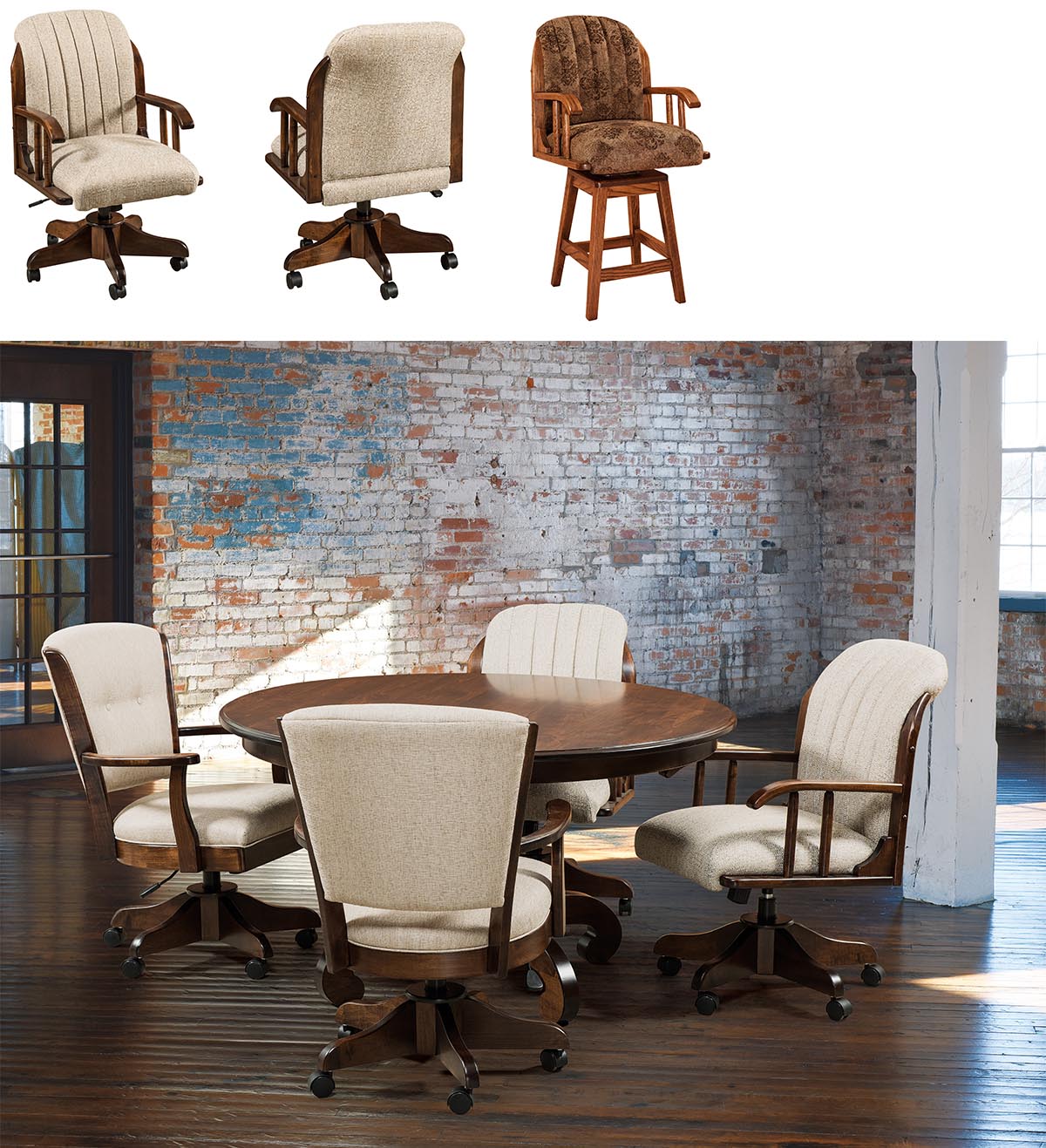 amish woodworking custom wood chair image