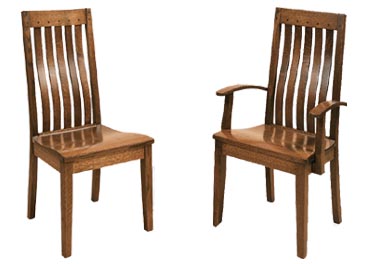 amish woodworking custom wood chair image