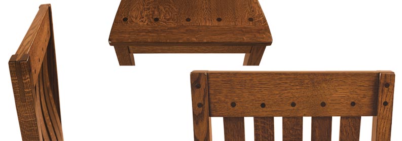 amish woodworking custom wood chair image