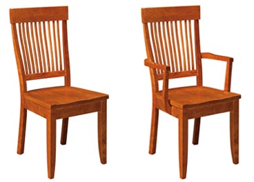 amish woodworking custom wood chair image