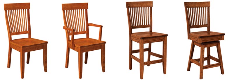 amish woodworking custom wood chair image