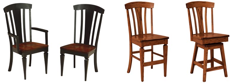 amish woodworking custom wood chair image