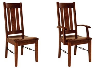 amish woodworking custom wood chair image