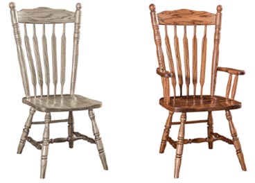 amish woodworking custom wood chair image