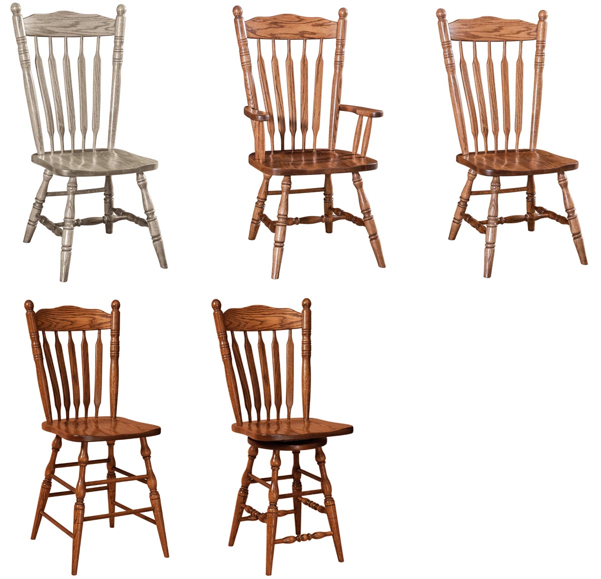 amish woodworking custom wood chair image