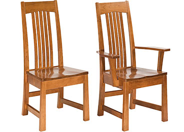 amish woodworking custom wood chair image