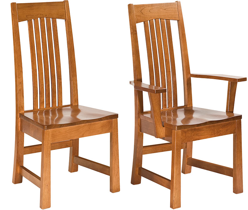 amish woodworking custom wood chair image