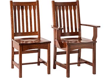 amish woodworking custom wood chair image