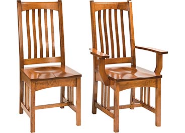 amish woodworking custom wood chair image