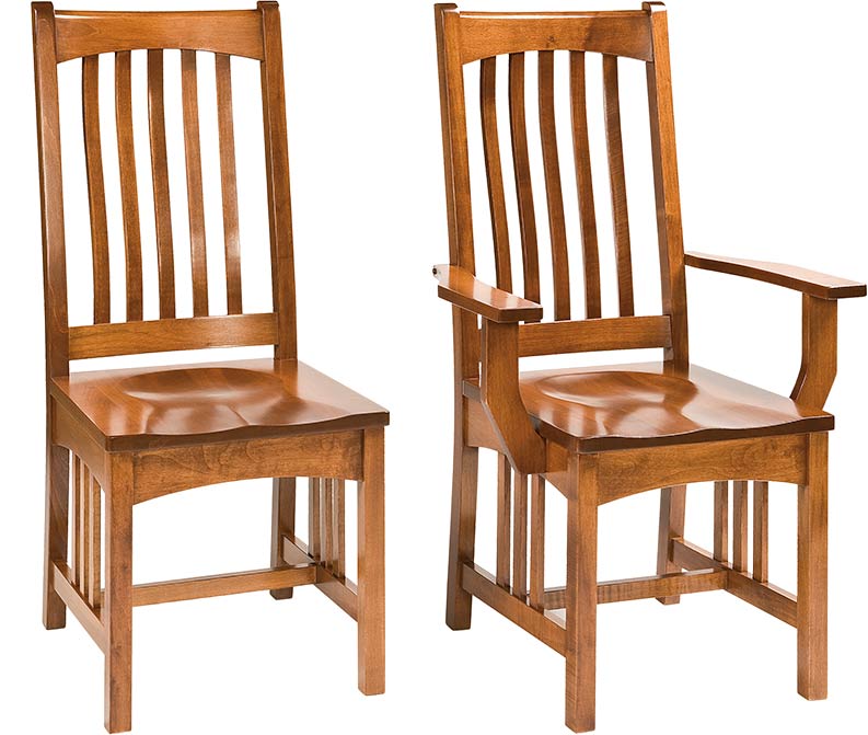 amish woodworking custom wood chair image