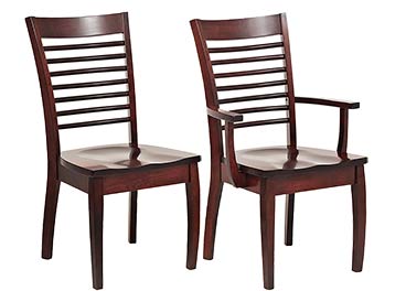 amish woodworking custom wood chair image