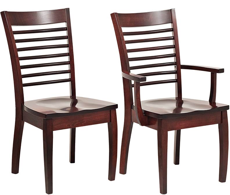 amish woodworking custom wood chair image