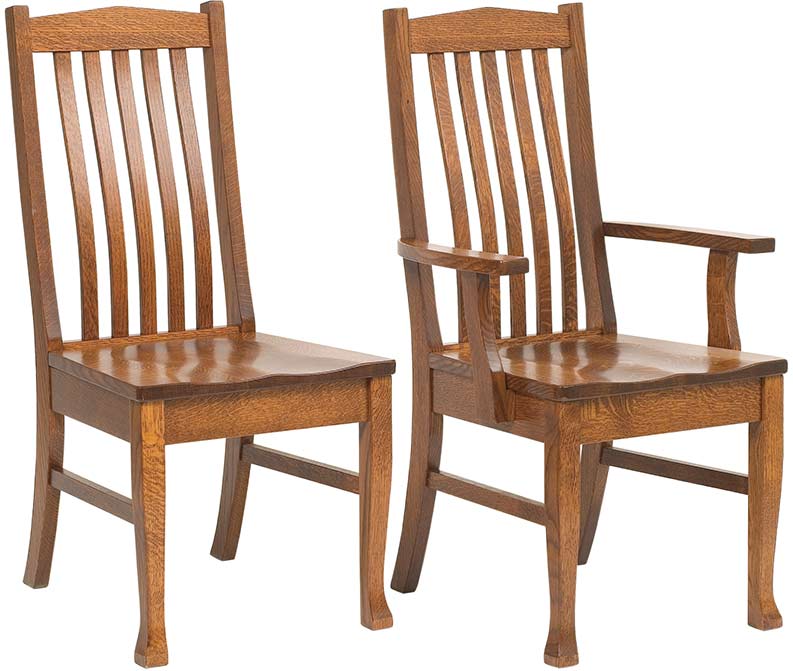 amish woodworking custom wood chair image