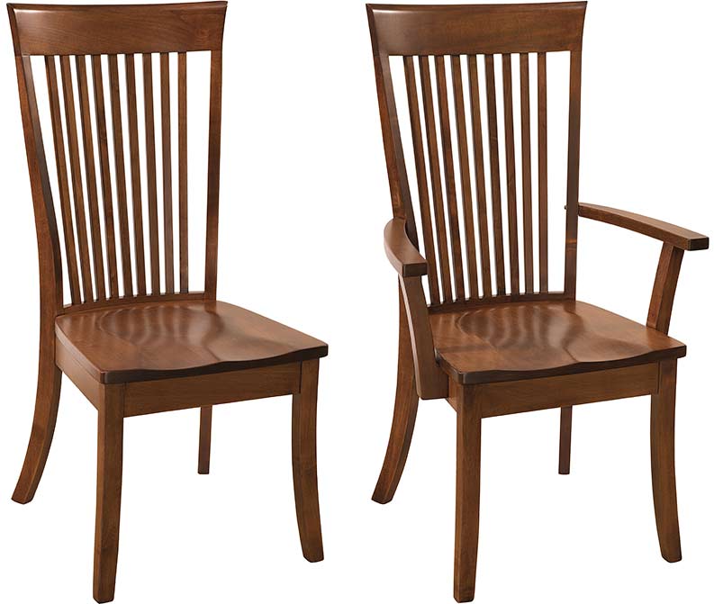 amish woodworking custom wood chair image