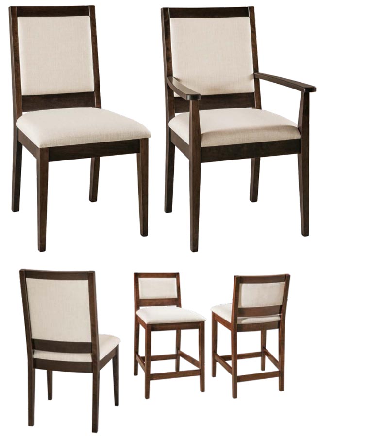 amish woodworking custom wood chair image