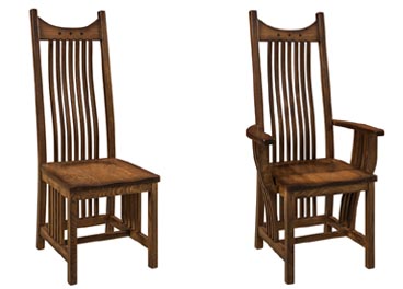 amish woodworking custom wood chair image