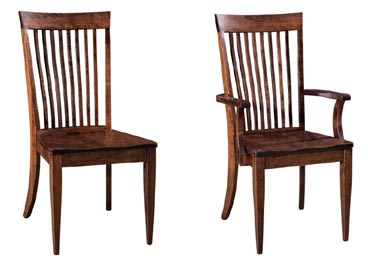 amish woodworking custom wood chair image