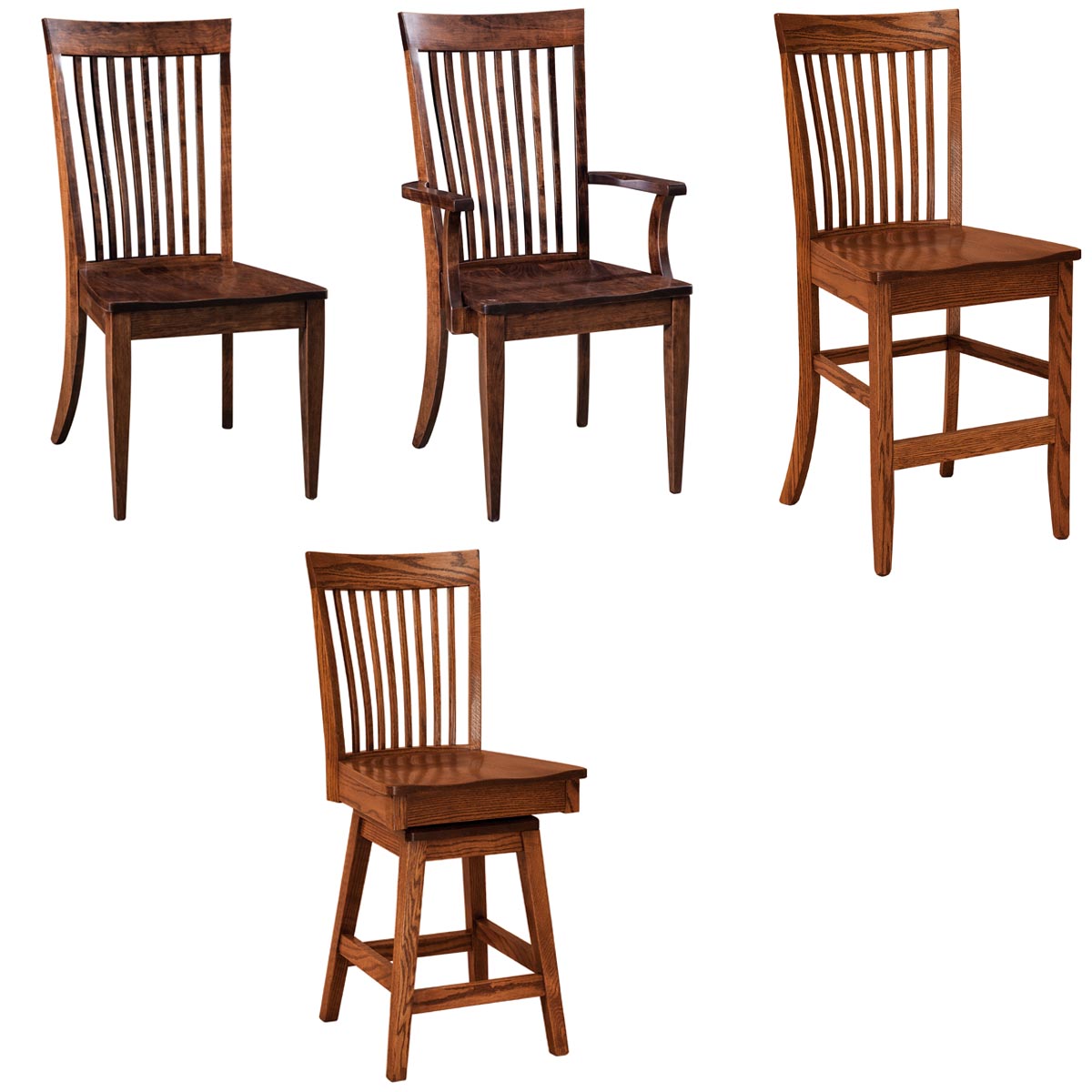 amish woodworking custom wood chair image