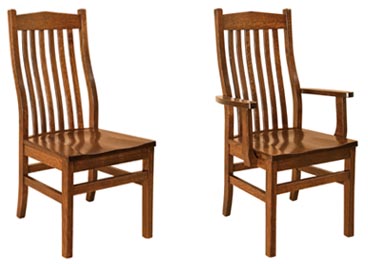 amish woodworking custom wood chair image