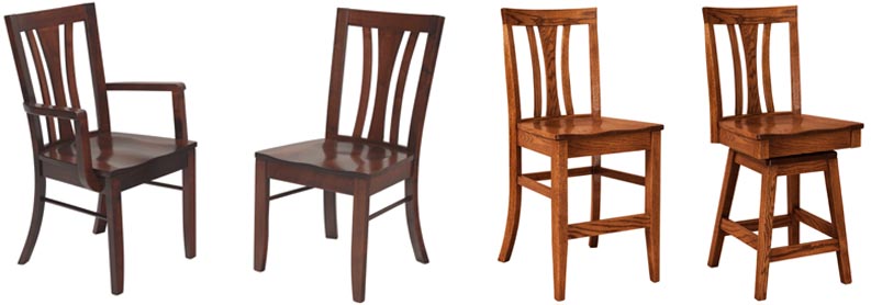 amish woodworking custom wood chair image