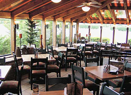amish woodworking restaurant image