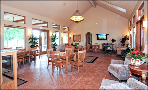 amish woodworking restaurant image